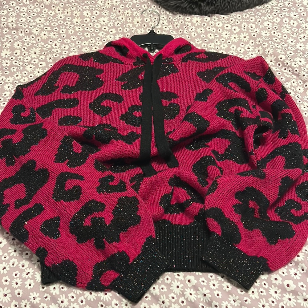 Cheetah sweater hoodie